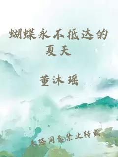 蝴蝶永不抵达的夏天