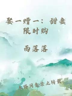 娶一赠一：甜妻限时购