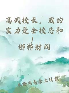 高武校长，我的实力是全校总和！
