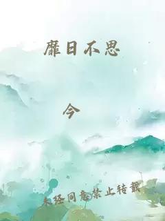 靡日不思