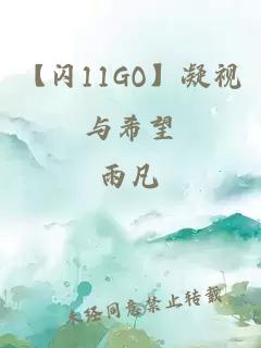 【闪11GO】凝视与希望